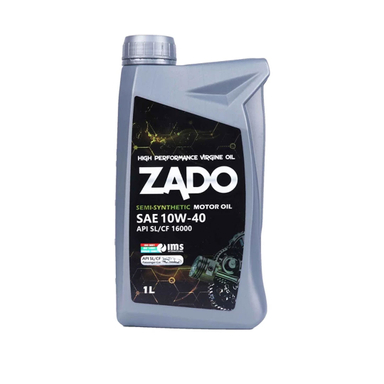 روغن موتور خودرو زادو مدل SAE 10W40-16000-SL حجم 1 لیتر