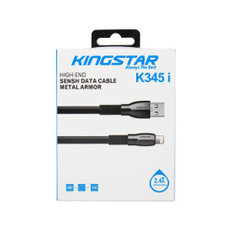 کابل تبدیل USB به لایتنینگ کینگ استار مدل K345i طول 1 متر