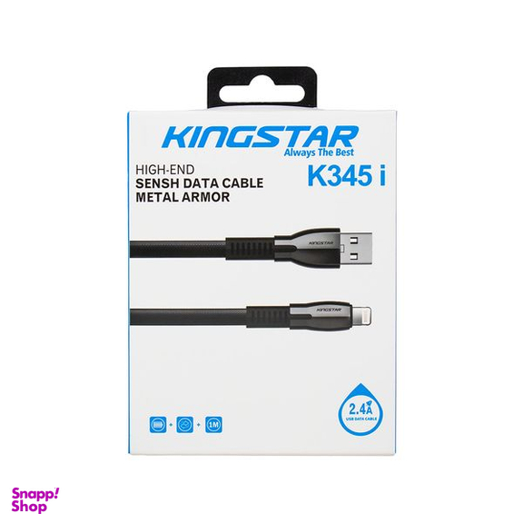 کابل تبدیل USB به لایتنینگ کینگ استار مدل K345i طول 1 متر