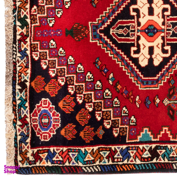 فرش دستباف کناره سی پرشیا کد 130195 سایز 156x83 سانتی‌ متر