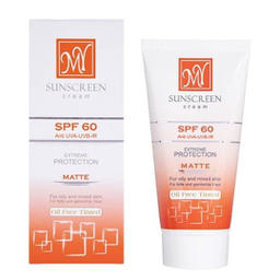 کرم ضد آفتاب مای با SPF60 فاقد چربی کرم پودری حجم 50 میلی‌ لیتر