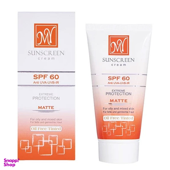 کرم ضد آفتاب مای با SPF60 فاقد چربی کرم پودری حجم 50 میلی‌ لیتر