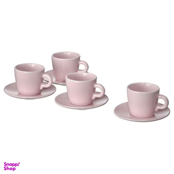 ست فنجان و نعلبکی 4 نفره مدل FARGKLAR