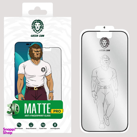 محافظ صفحه نمایش مات گرین مدل 3D Matte Pro مناسب برای گوشی موبایل اپل iPhone 14 Pro