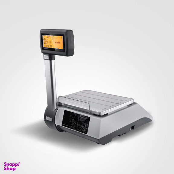 ترازو فروشگاهی لیبل پرینتر رادین مدل MKII Wifi 40KG