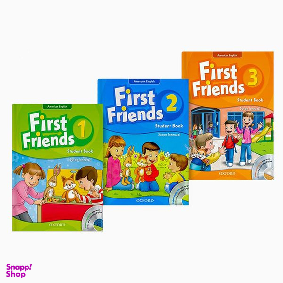 کتاب American English First Friends اثر Susan Iannuzzi انتشارات Oxford 3 جلدی