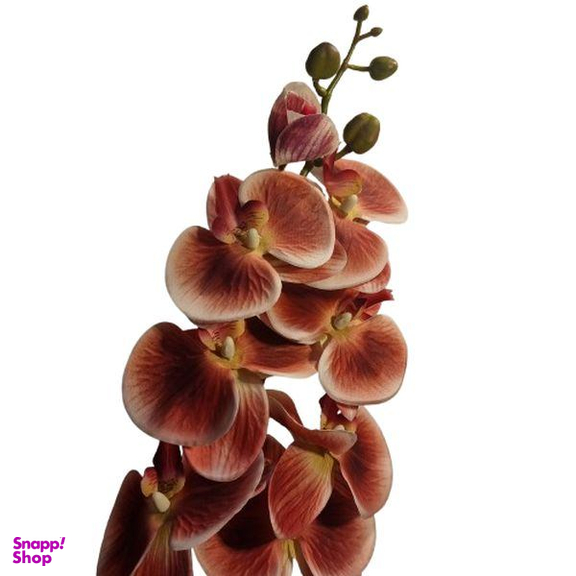 گل مصنوعی ارکیده کد 11053 رنگ زرشکی