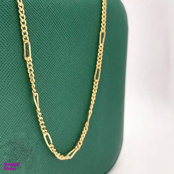 زنجیر طلا 18 عیار زنانه اپال گلد مدل فیگارو کد sh0159