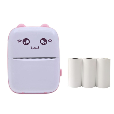 پرینتر لیبل زن ناب سل مدل پرتابل کد PIN02 به همراه 3 عدد رول کاغذی