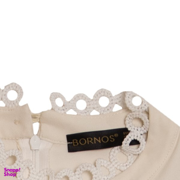 پیراهن زنانه برنس مدل شاران رنگ شیری