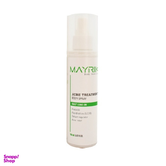 اسپری ضد جوش بدن میریک مدل anti acne حجم 150 میلی لیتر