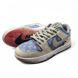 کتانی مردانه طرح نایکی مدل لویی ویتون کد SB رنگ آبی طوسی