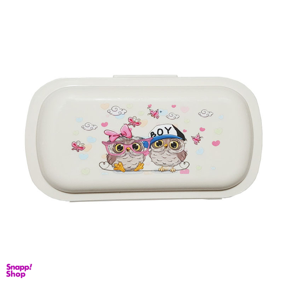 ظرف غذای کودک مدل جغد مجموعه 3 عددی