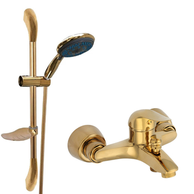 ست شیرآلات اندیکا مدل درنا کد Y3 به همراه علم دوش