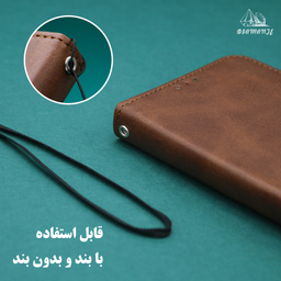 کیف کلاسوری دیامانته مدل Scusa Bk مناسب گوشی موبایل سامسونگ Galaxy A26 به همراه بند آویز