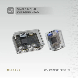 پاوربانک لولو مدل LVL-SWAPCP-PB15K-TR SwapCell PRO ظرفیت 15000 میلی آمپر ساعت