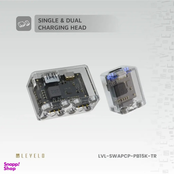 پاوربانک لولو مدل LVL-SWAPCP-PB15K-TR SwapCell PRO ظرفیت 15000 میلی آمپر ساعت