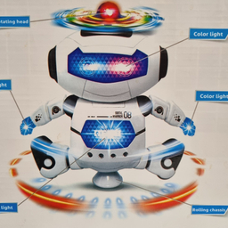 ربات ناب سل مدل چرخشی رقصنده موزیکال ROBOCOPTER DANCING ROBOT