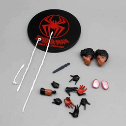 اکشن فیگور بندای مدل اسپایدرمن مایلز مورالس طرح Spiderman Miles Morales SHFiguarts