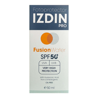 کرم ضد آفتاب ایزدین مدل fusion water حجم 50 میلی لیتر