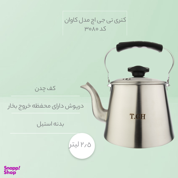 کتری تی جی اچ  کد 3080