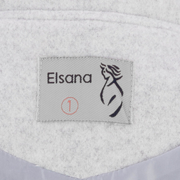 پالتو زنانه السانا مدل حمیرا کد 232603 رنگ طوسی روشن