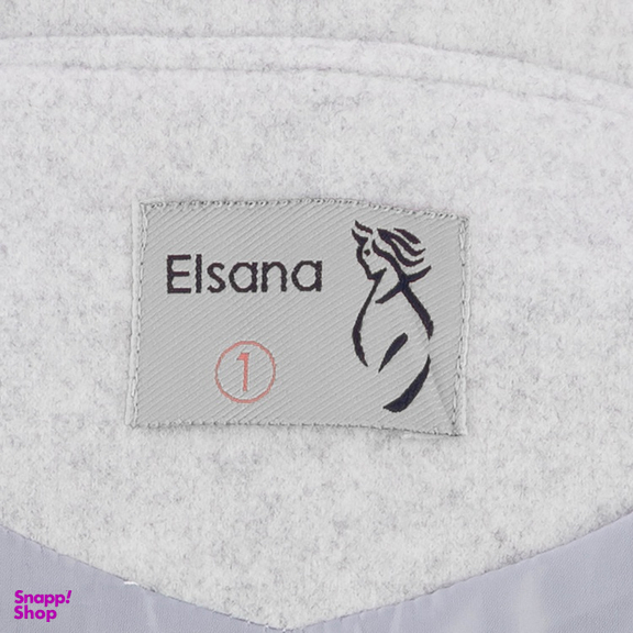 پالتو زنانه السانا مدل حمیرا کد 232603 رنگ طوسی روشن