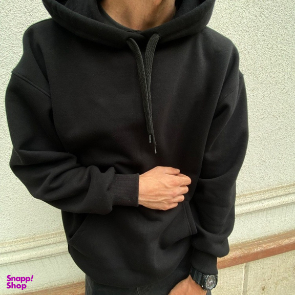 هودی مدل سه نخ رنگ مشکی