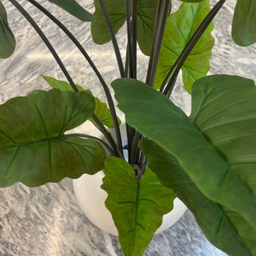 گلدان به همراه درختچه مصنوعی مدل بابا آدم جنگلی