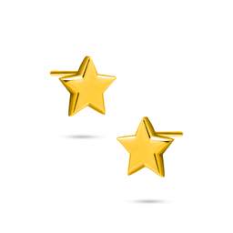 گوشواره طلا 18 عیار زنانه سی گلد گالری مدل ستاره