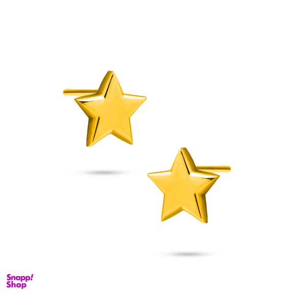 گوشواره طلا 18 عیار زنانه سی گلد گالری مدل ستاره