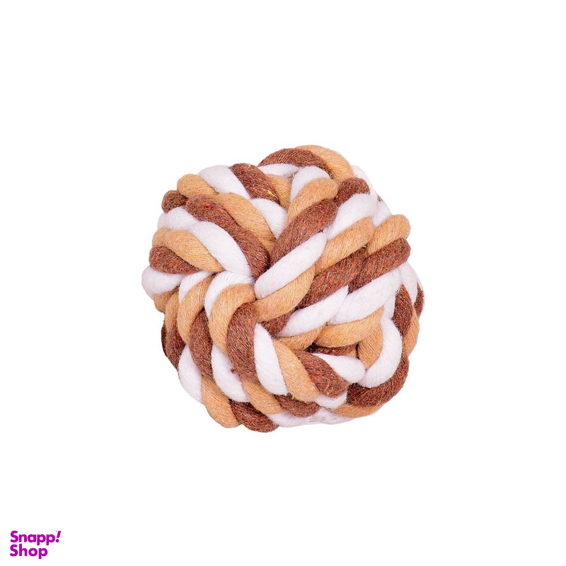 اسباب بازی سگ و گربه سری Rope Balls مدل Cotton Ball-BS قطر 6 سانتی متری