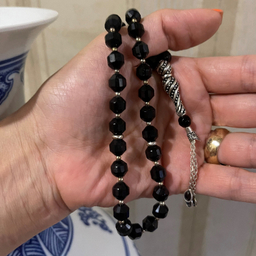 تسبیح نقره گالری ظهیرالدینی مدل اونیکس کد 33-92