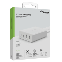 شارژر رومیزی 108 وات بلکین مدل WCH010vfWH PD/GaN