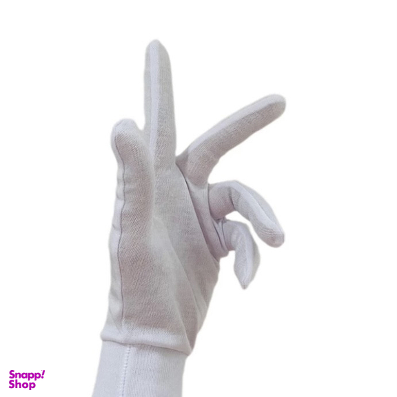 دستکش طاها طب مدل نخی مچ دار مجموعه 2 عددی