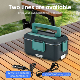 ظرف غذا برقی مدل آریا به همراه کیف و قاشق