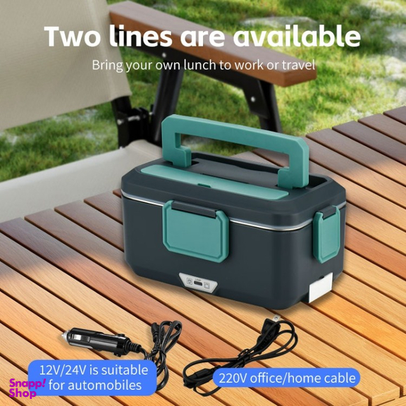 ظرف غذا برقی مدل آریا به همراه کیف و قاشق