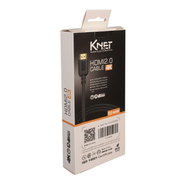 کابل 2.0 HDMI کی نت مدل K-C219 طول 50 سانتی متر