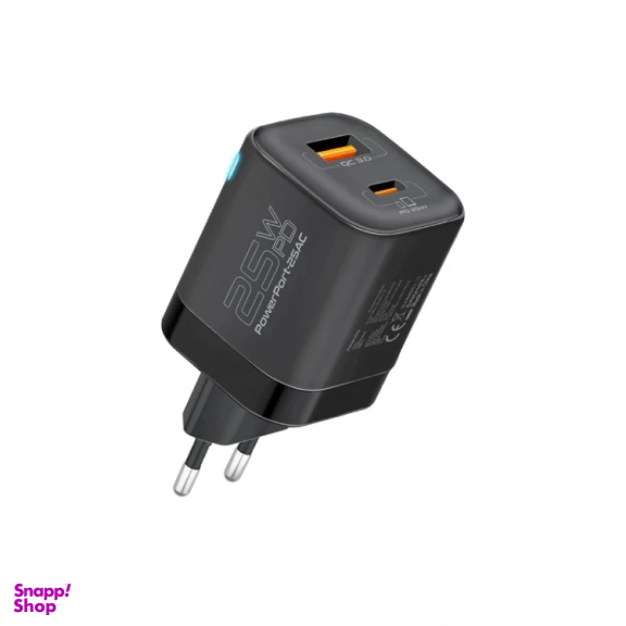 شارژر دیواری پرومیت مدل POWERPORT-25AC.EU