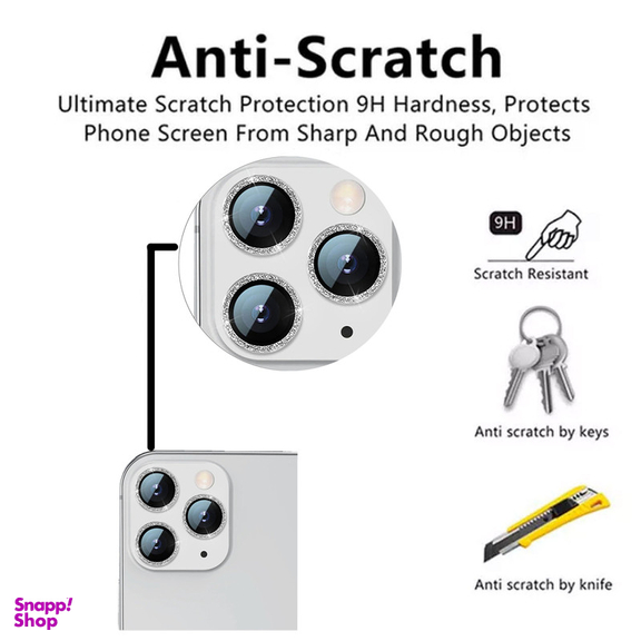 محافظ لنز دوربین بوف مدل Diamond-Luxury-G مناسب برای گوشی موبایل اپل iphone 13 Pro Max / 13 Pro