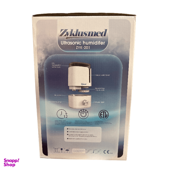 دستگاه بخور سرد زیکلاس مد کد zyk-201 گنجایش 3.5 لیتر