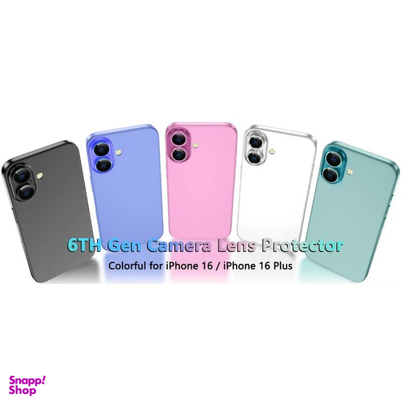 محافظ لنز دوربین بوف مدل HD-ColorLenz مناسب برای گوشی موبایل اپل iPhone 16 / 16 Plus