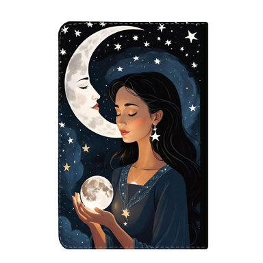 کلاسور طرح دختر و ماه کد 28