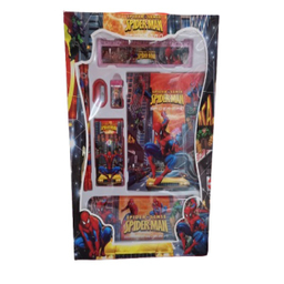 ست لوازم التحریر طرح اسپایدرمن کد 8012 مجموعه ۱۳ عددی