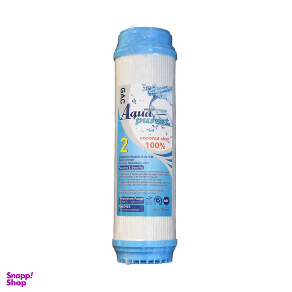 فیلتر دستگاه تصفیه آب آکوا پیورست مدل CTO-GAC مجموعه 2 عددی