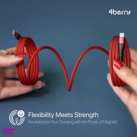 کابل تبدیل USB به Type-C فوربری مدل Magnetic KS-AC01-18W طول 1 متر