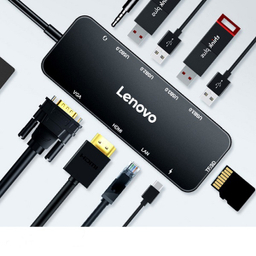 USB هاب 11 پورت Type-C لنوو مدل 36004372