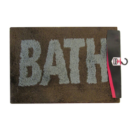 پادری حمام هوم اند لایف مدل آدیس طرح BATH سایز 75×45 سانتی متر