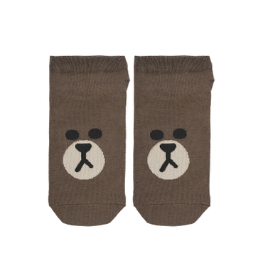 جوراب ساق کوتاه زنانه سرژه مدل 255162 رنگ قهوه ای