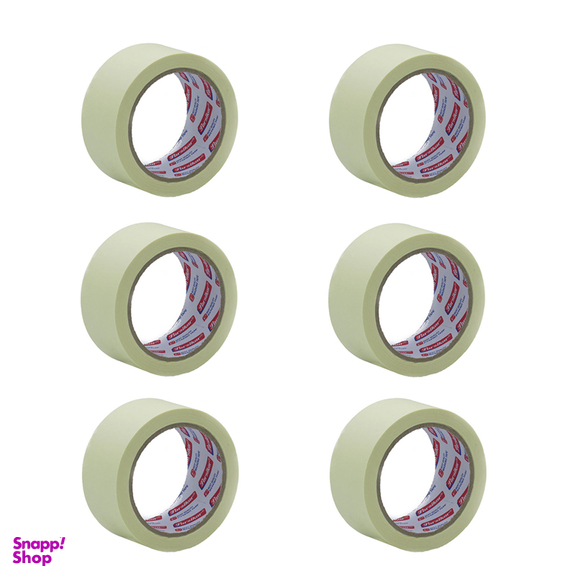 چسب کاغذی پارسیکار مدل JM3048 عرض 4.8 سانتی متر بسته 6 عددی